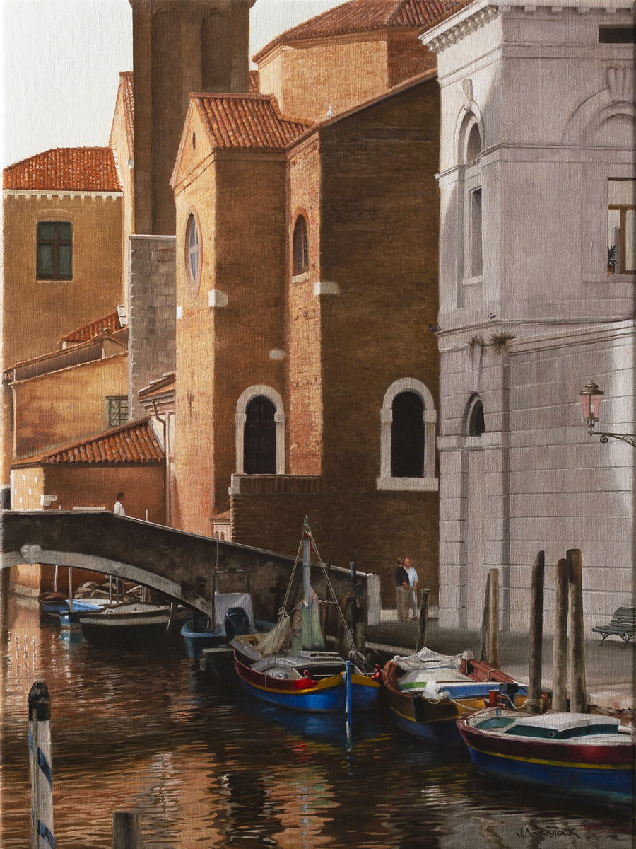 Meeting at the Art Museum by John Whytock - Oak Rose Studio 