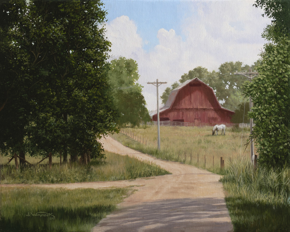 Polk County Afternoon by John Whytock - Oak Rose Studio 