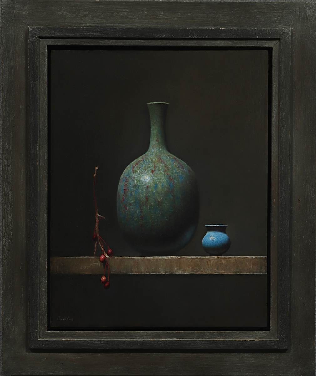 Harmony of Crimson and Blue by Jeremy Goodding 