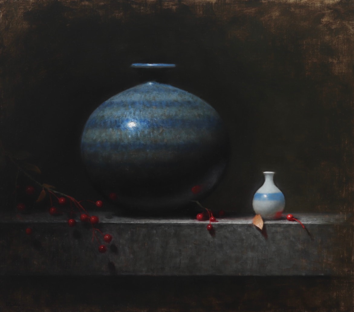 Lines of blue by Jeremy Goodding 