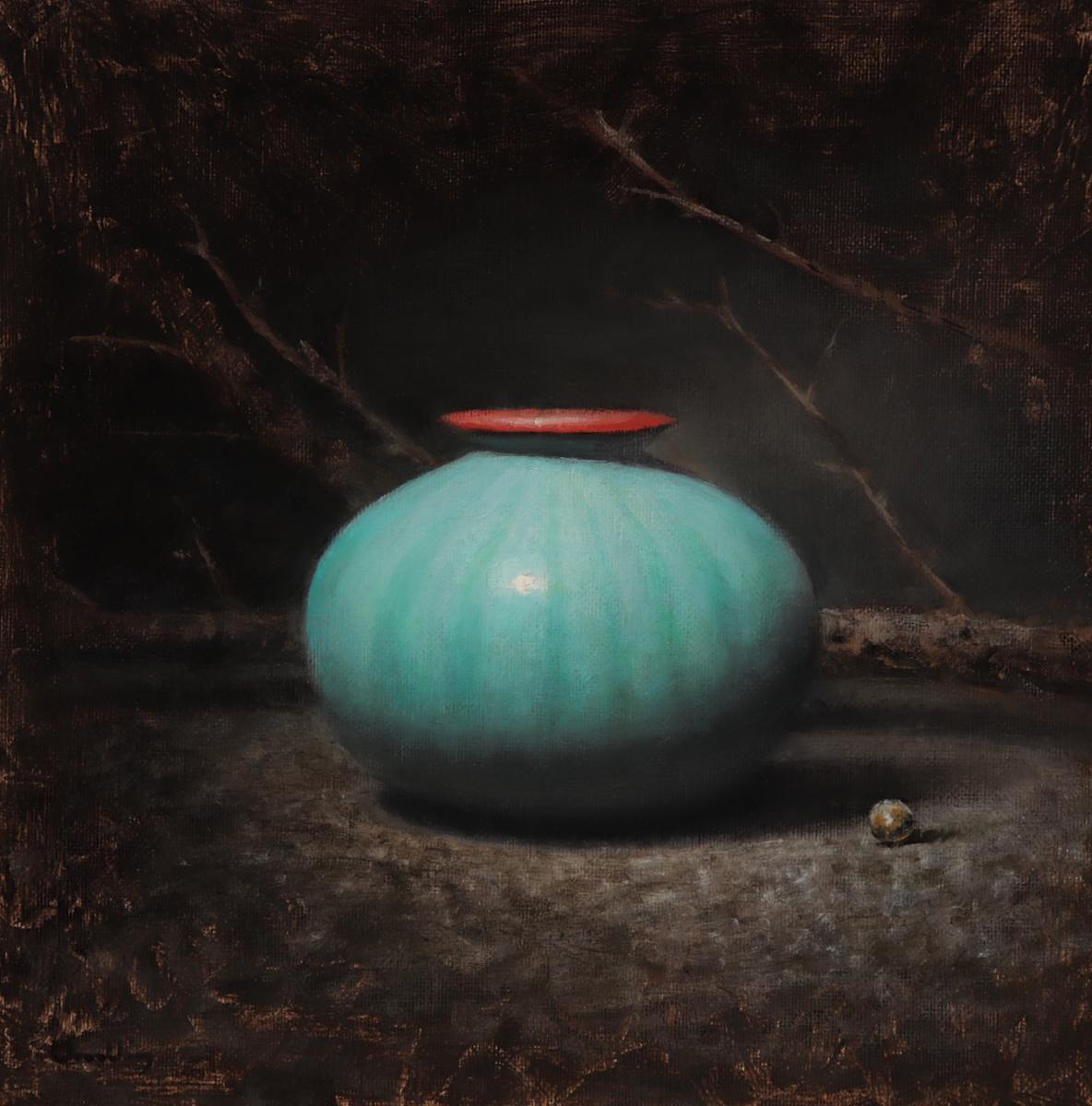 Turquoise Pottery by Jeremy Goodding, Image 1.