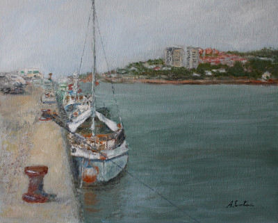 Boats in Afurada by Ari Constancio 