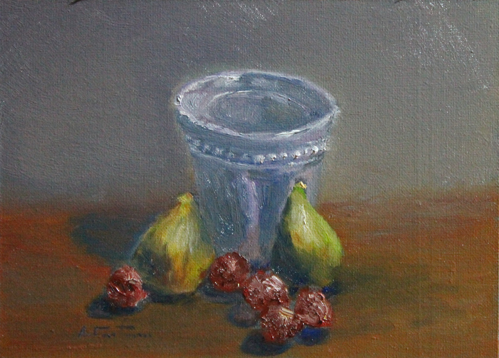 Figs, Plums and Cup by Ari Constancio 
