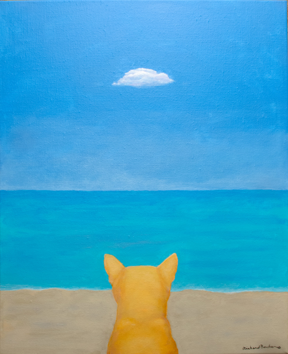 Cat Beach (when cats dream III) by Richard Becker 