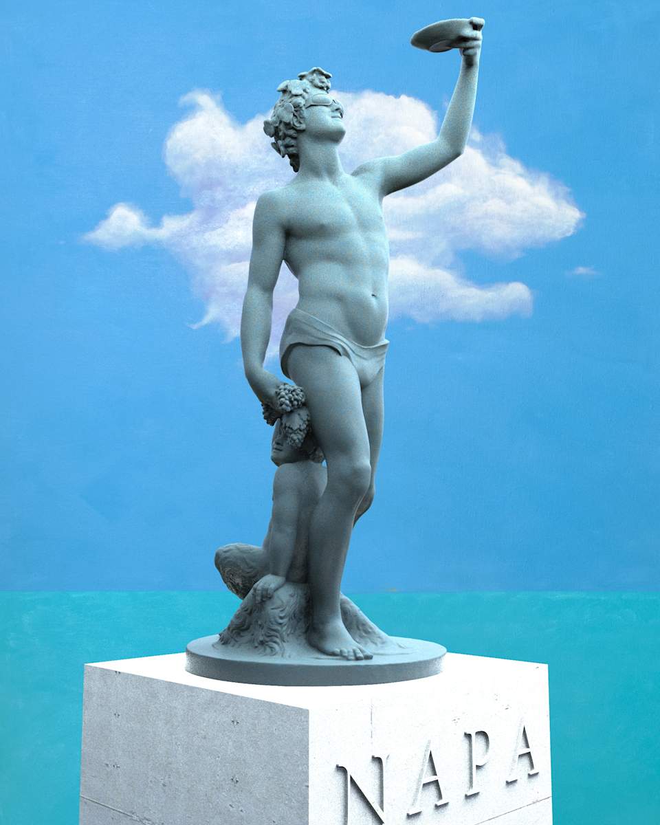 Bacchus for Napa by Richard Becker, Image 1.