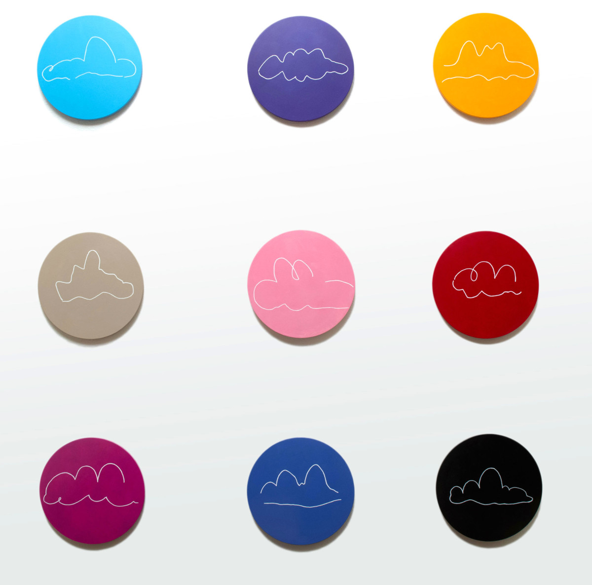 Nine Clouds by Richard Becker 