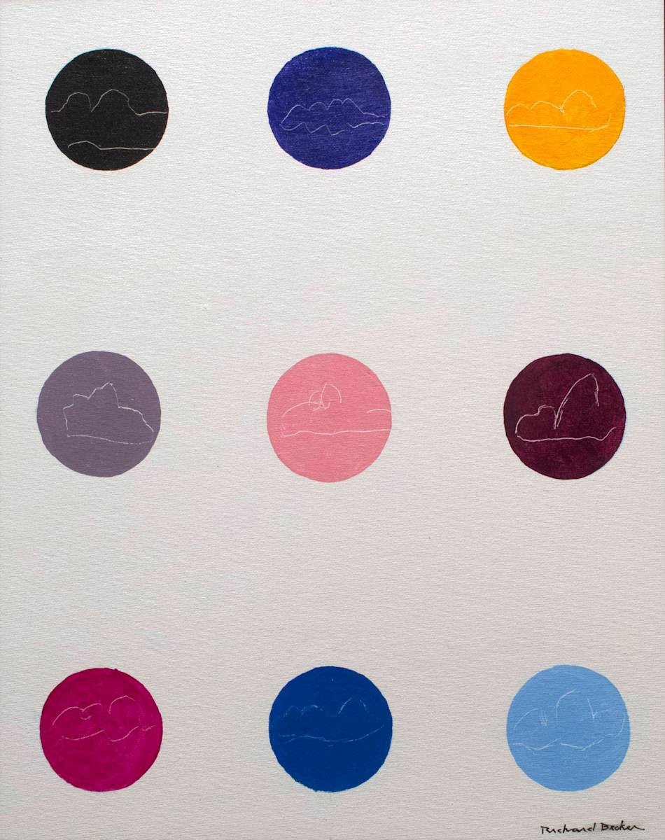Study for Nine Clouds by Richard Becker, Image 1.