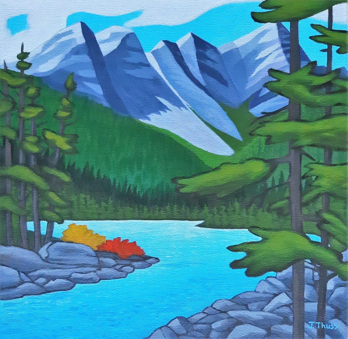 The Bow River by Jane Thuss, Image 1.