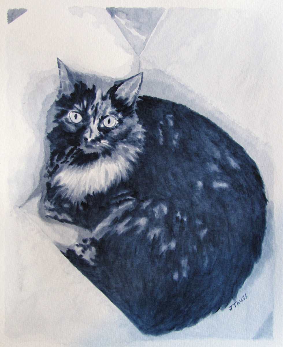 Cat in the Box by Jane Thuss, Image 1.