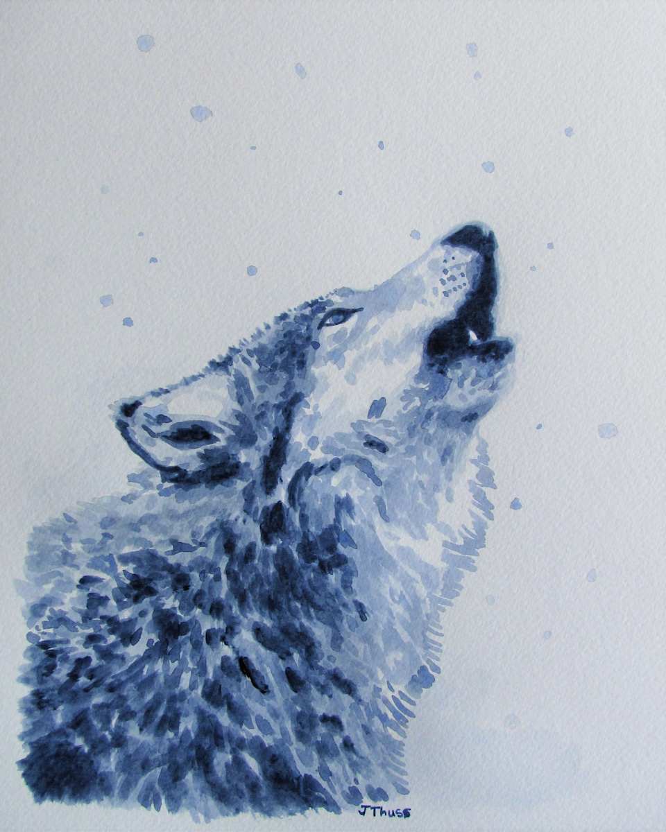 Howling Wolf by Jane Thuss, Image 1.