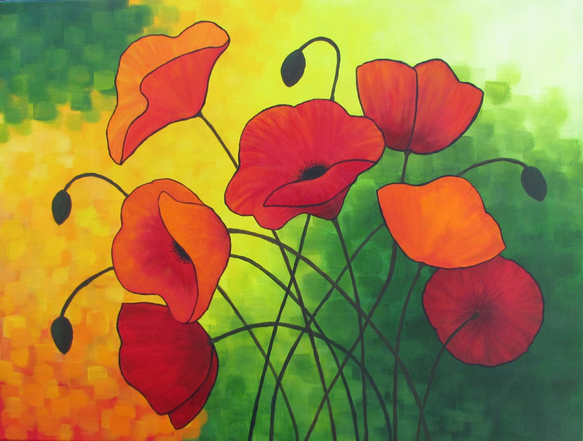 Poppies by Jane Thuss 