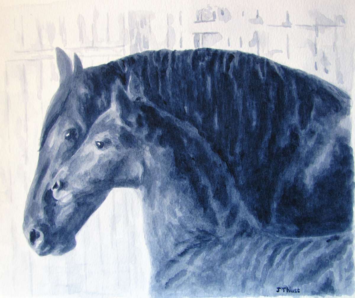 Rixt and Iris by Jane Thuss, Image 1.