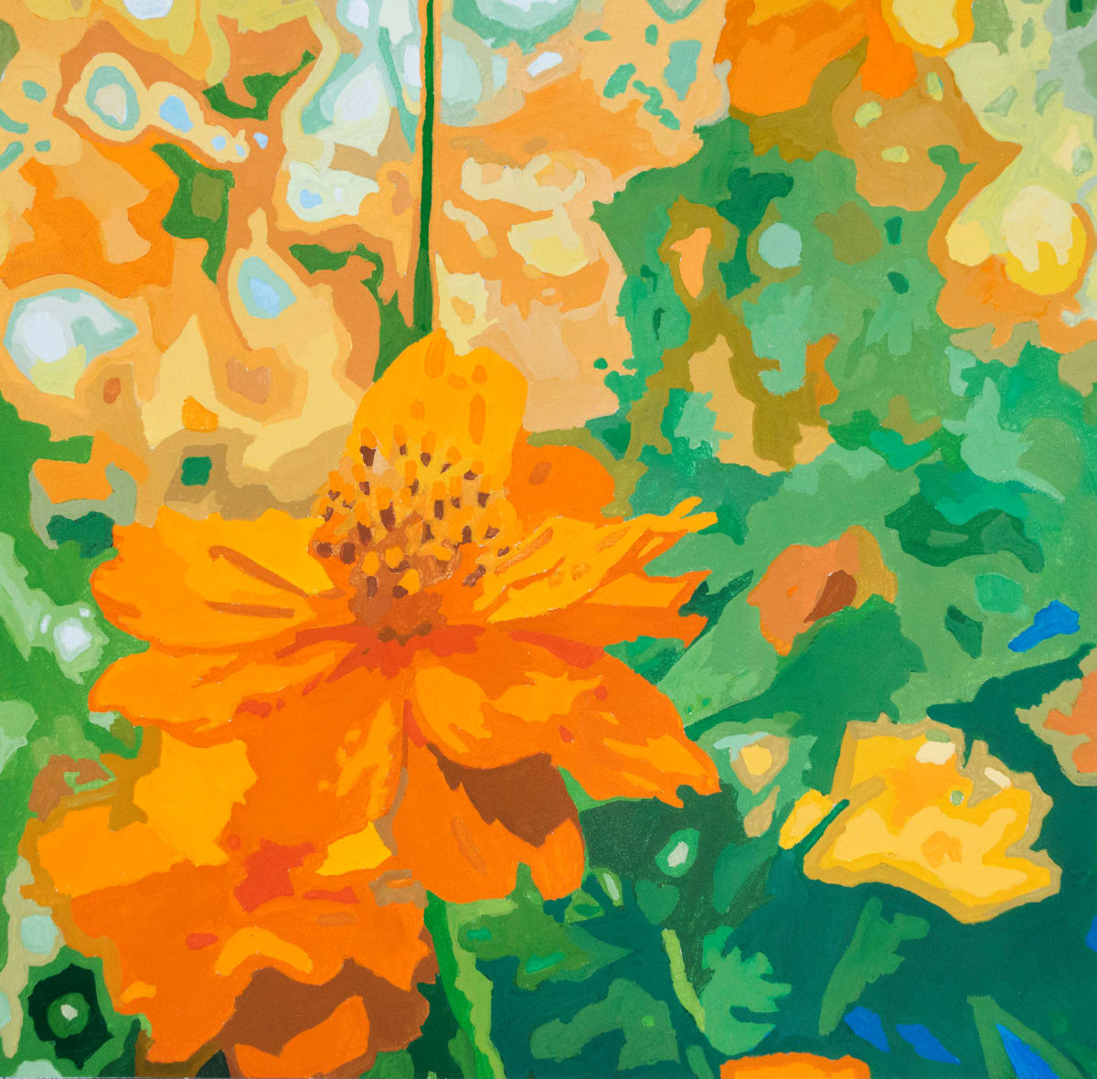 Wildflower Composition  (California Poppy #10) by James Oliver 