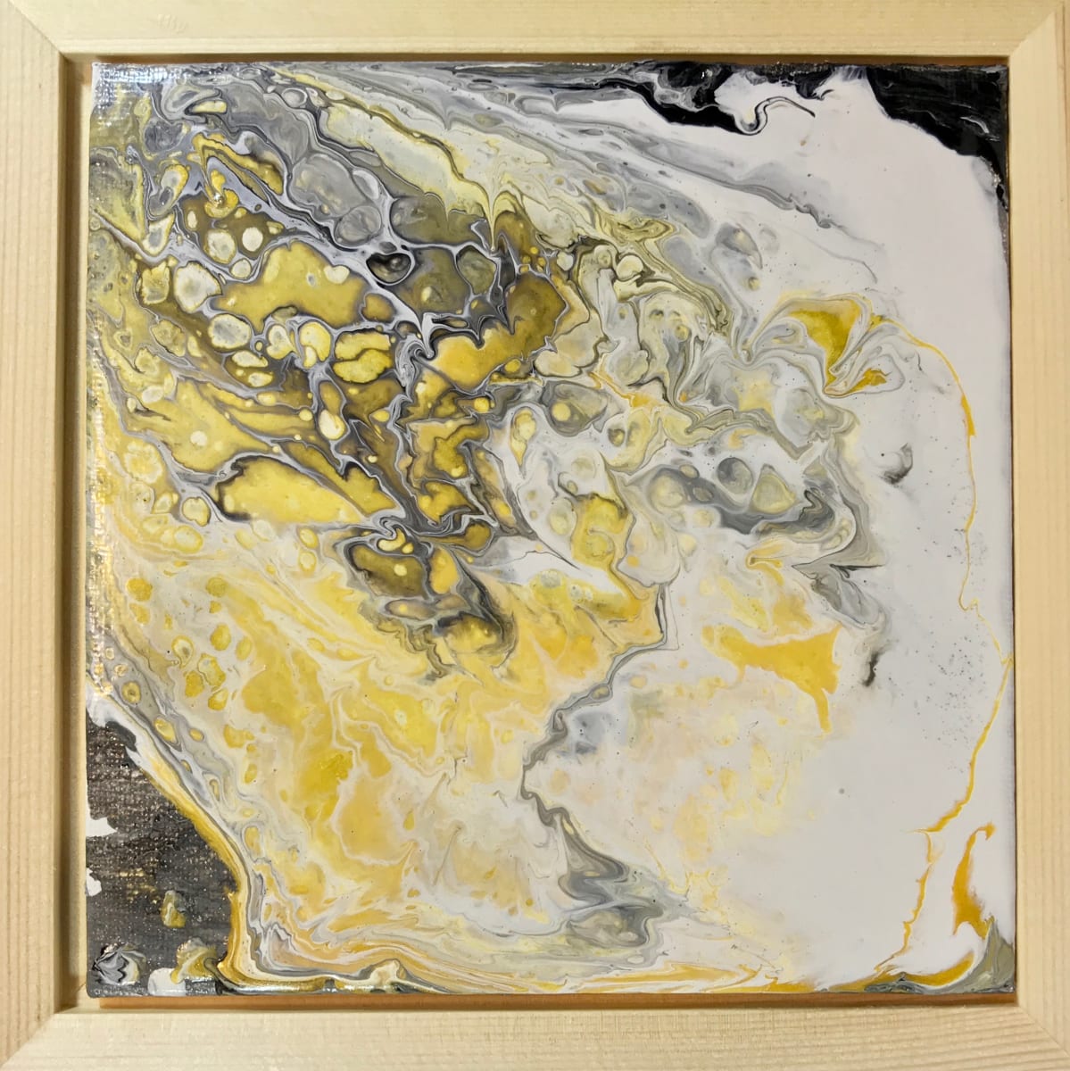 Gold Marble Flow III by Chelsea Davis 