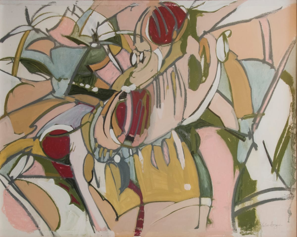 Pink and Red by Julie Hogan 