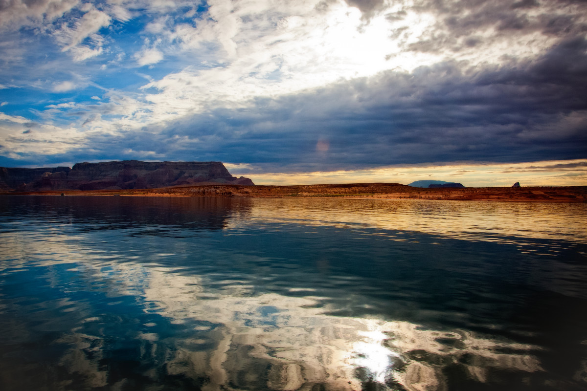 Serenity Lake Powell by Rochelle Berman 