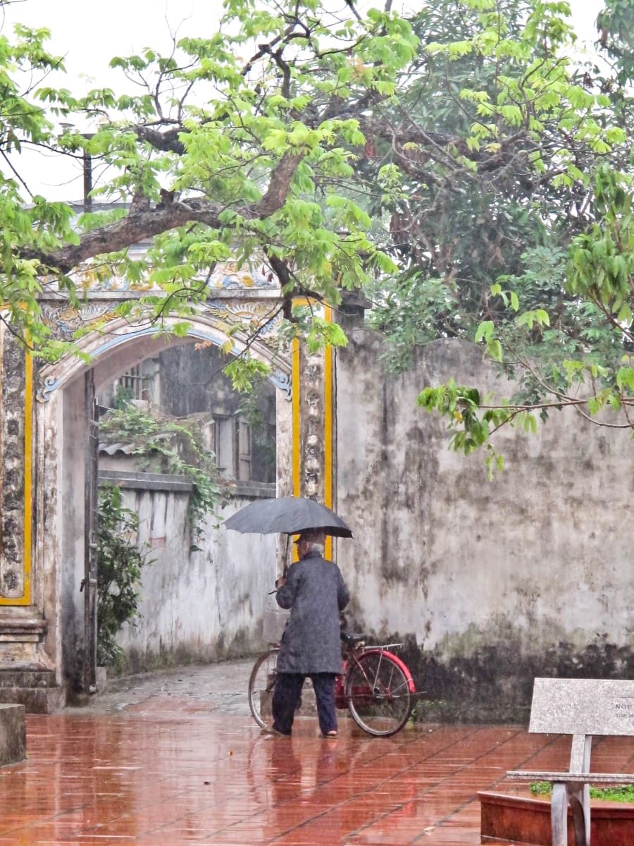Rainy Day Ride by Rochelle Berman 