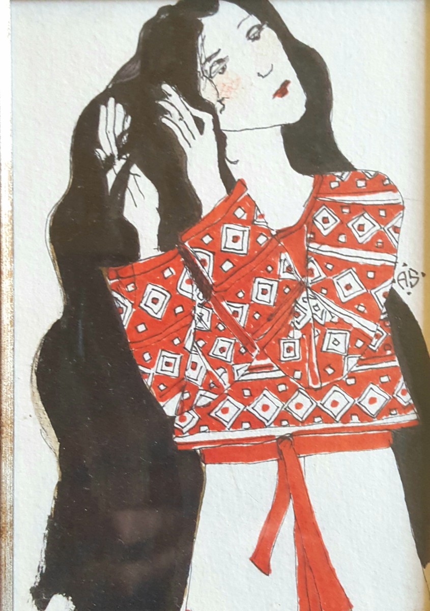 Girl with Long Hair by Andrea Sartori 