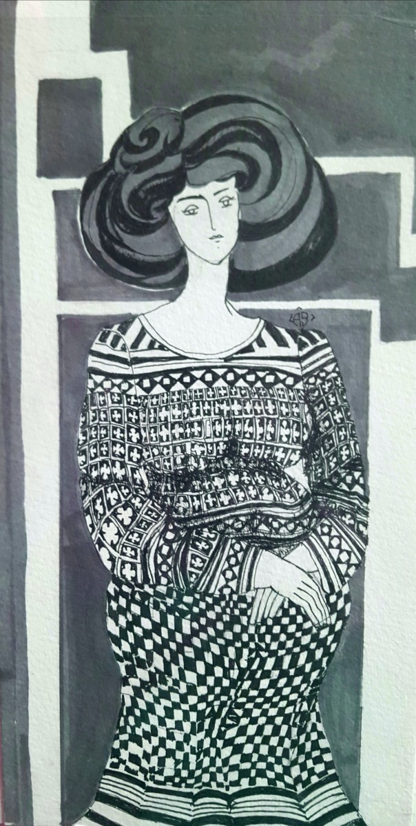 Woman Waiting by Andrea Sartori 