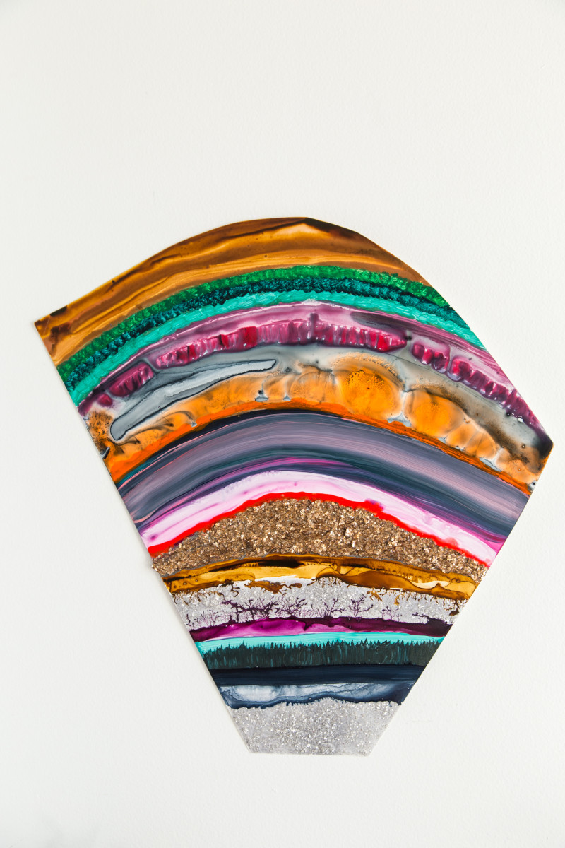 Rainbow excavation 2 by Katherine Duclos , Image 1.