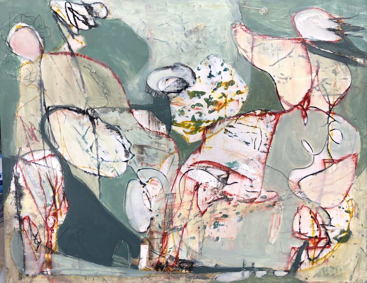 Windy Day in the Park by JL Schwartz Art 