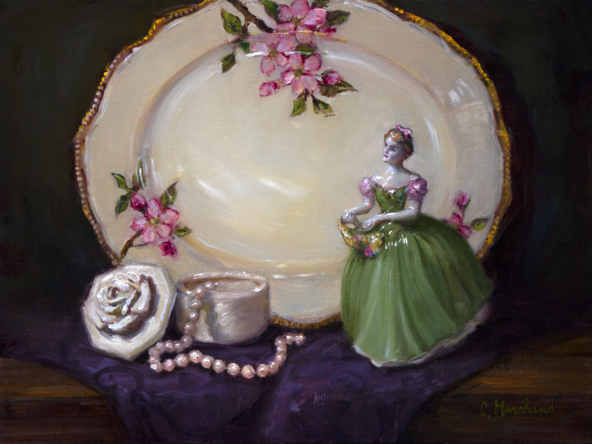 Porcelain and Pearls by Catherine Marchand 