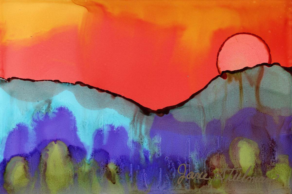 Alcohol Ink 25 by Jane D. Steelman, Image 10.