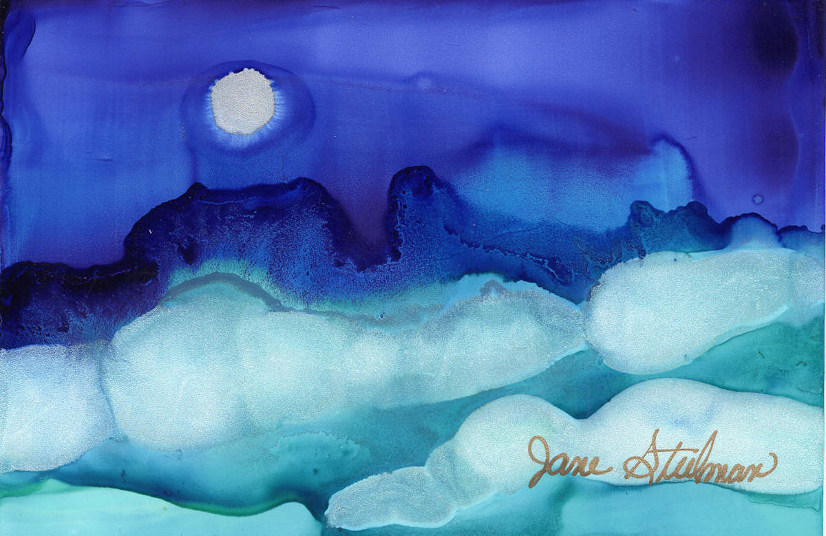 Alcohol Ink 24 by Jane D. Steelman 