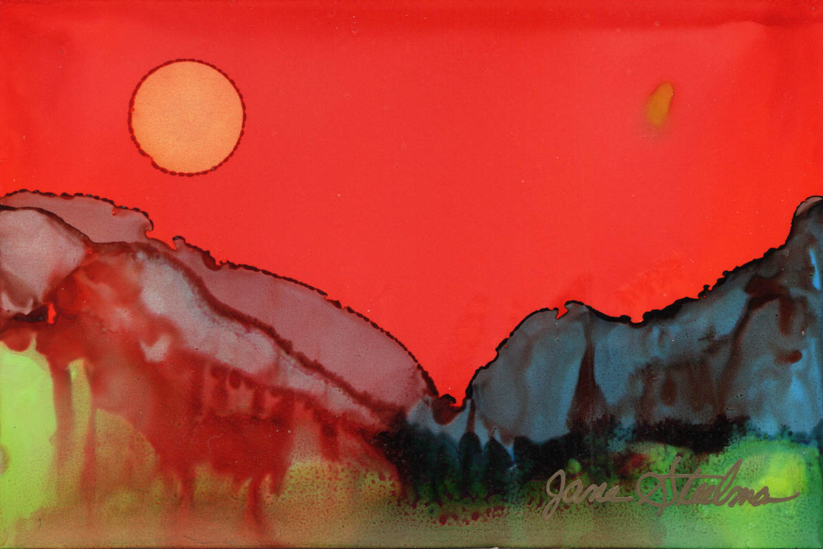 Alcohol Ink 31 by Jane D. Steelman, Image 4.