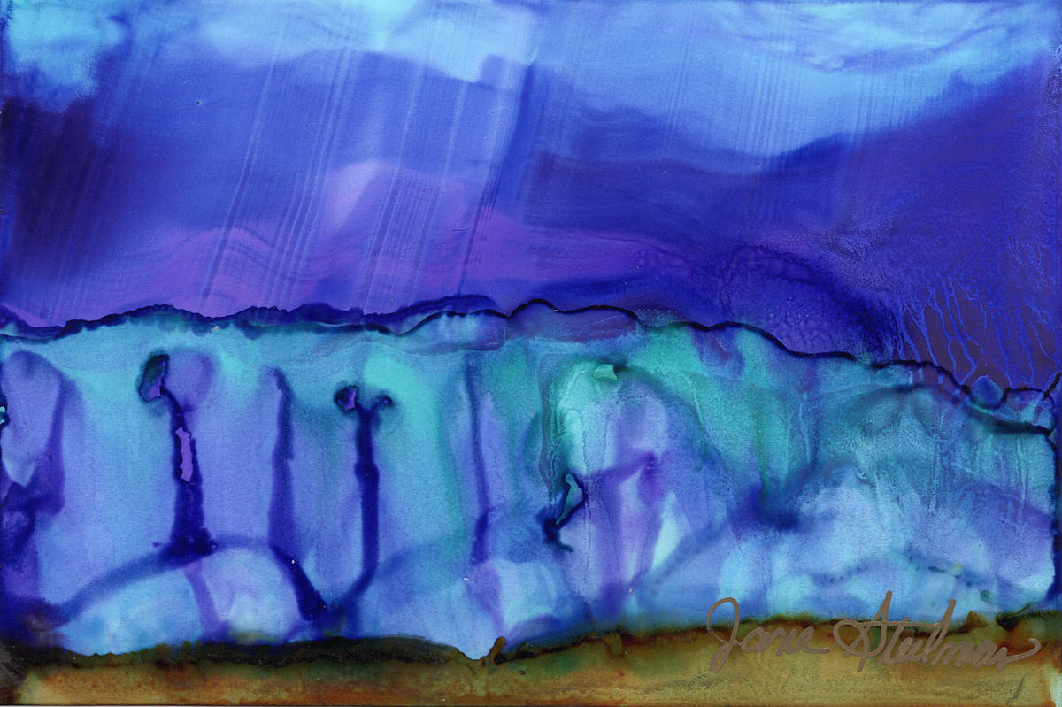 Alcohol Ink 29 by Jane D. Steelman 