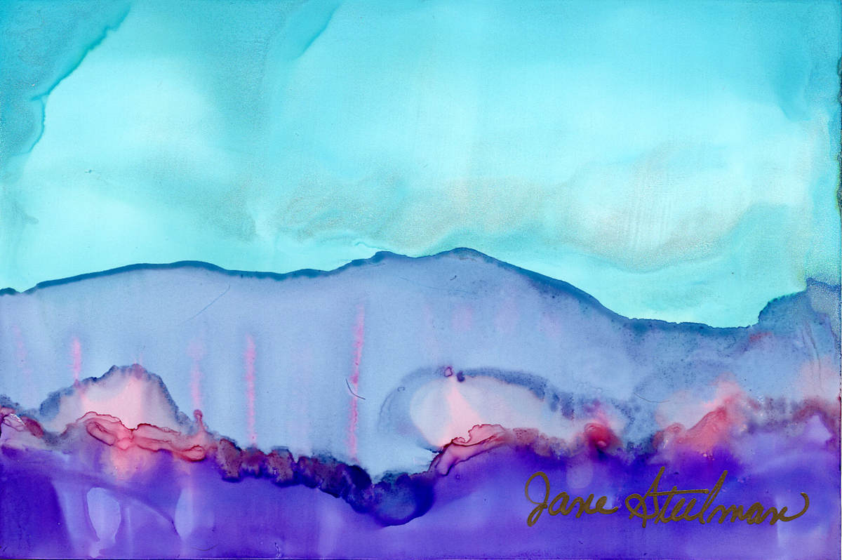 Alcohol Ink 33 by Jane D. Steelman 