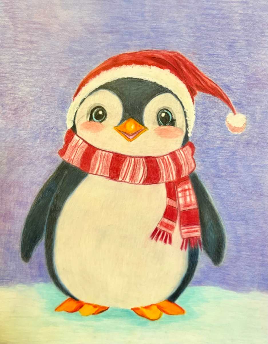 Holiday Penquin by Jane D. Steelman 