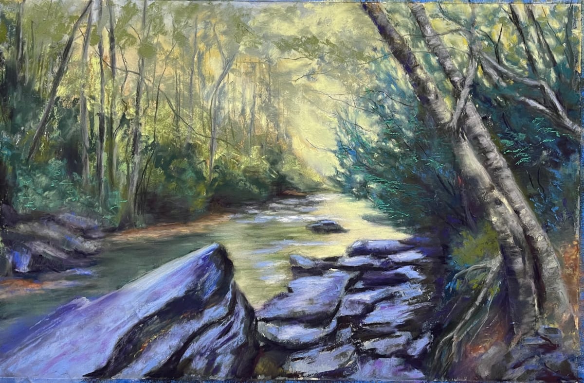 Beyond Looking Glass Falls by Jane D. Steelman, Image 1.