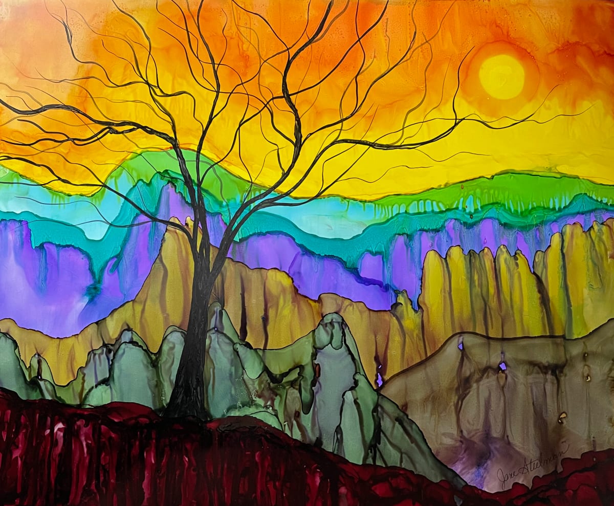 Peaks and Valleys 2022 by Jane D. Steelman, Image 1.