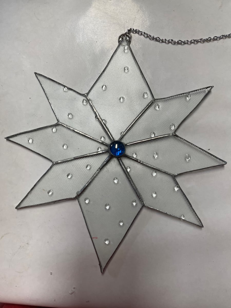 Stained Glass Snowflake or Star, Image 3.