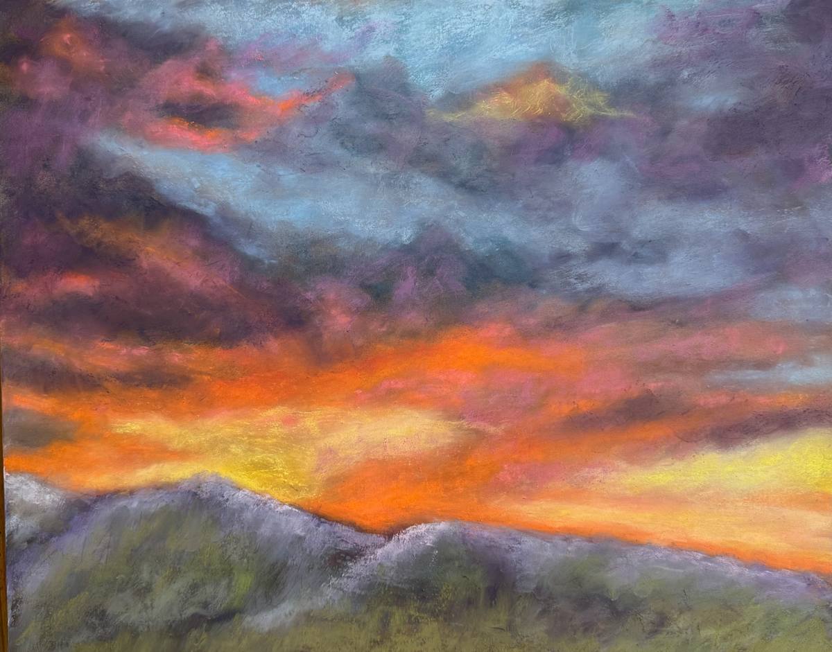 Glorious Mountain Sunset by Jane D. Steelman, Image 1.