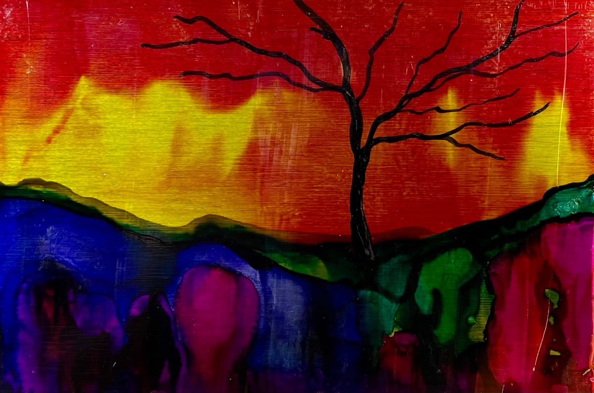 Alcohol Ink 15 by Jane D. Steelman 