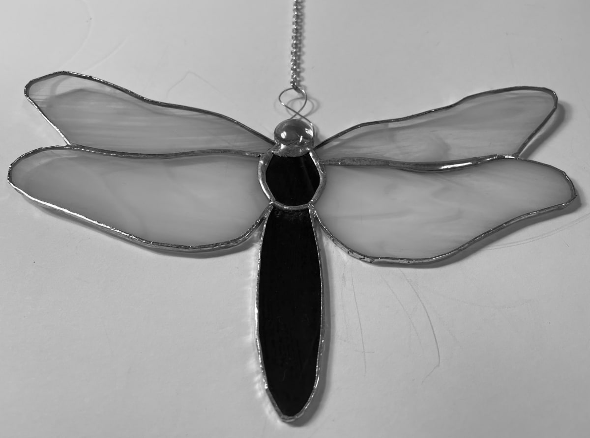 Stained Glass Dragonfly 5 by Jane D. Steelman, Image 6.