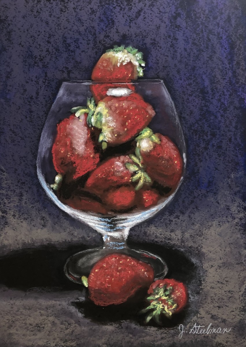 Strawberry Wine II by Jane D. Steelman 