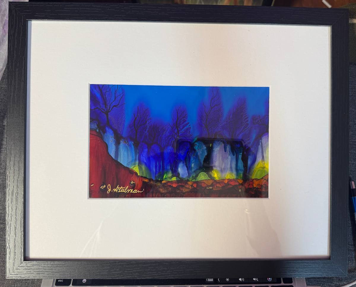 Blue Trees by Jane D. Steelman 