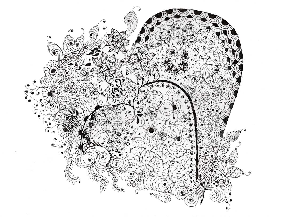 Zen Heart 1 by Jane D. Steelman, Image 1.