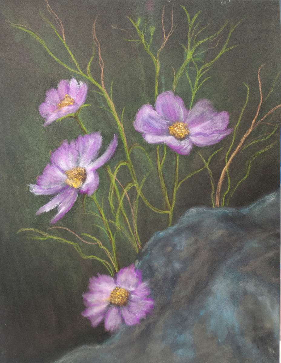 Purple Wildflowers by Jane D. Steelman, Image 1.