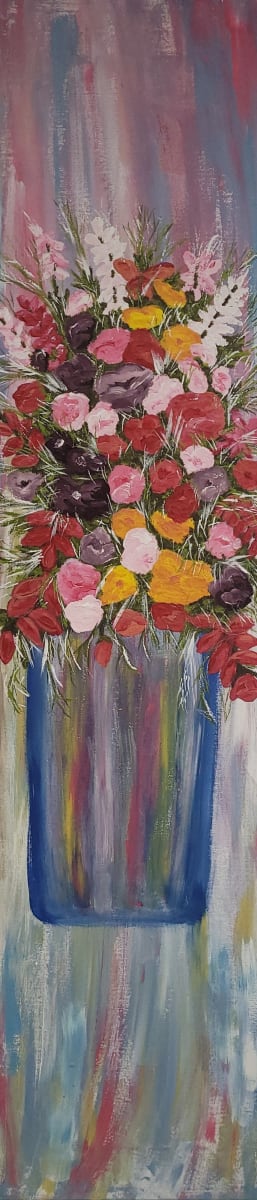 Ruth's Tall Flower Vase by Ruth A 