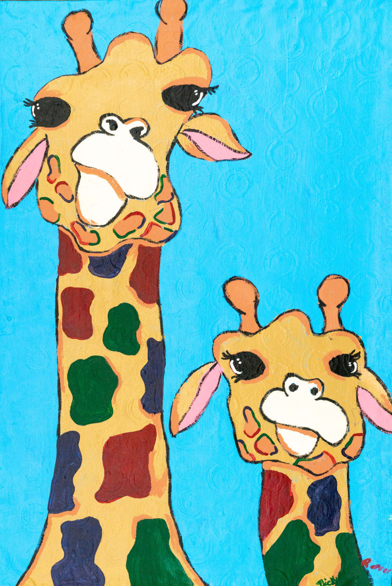 Giraffes by Robert  D  