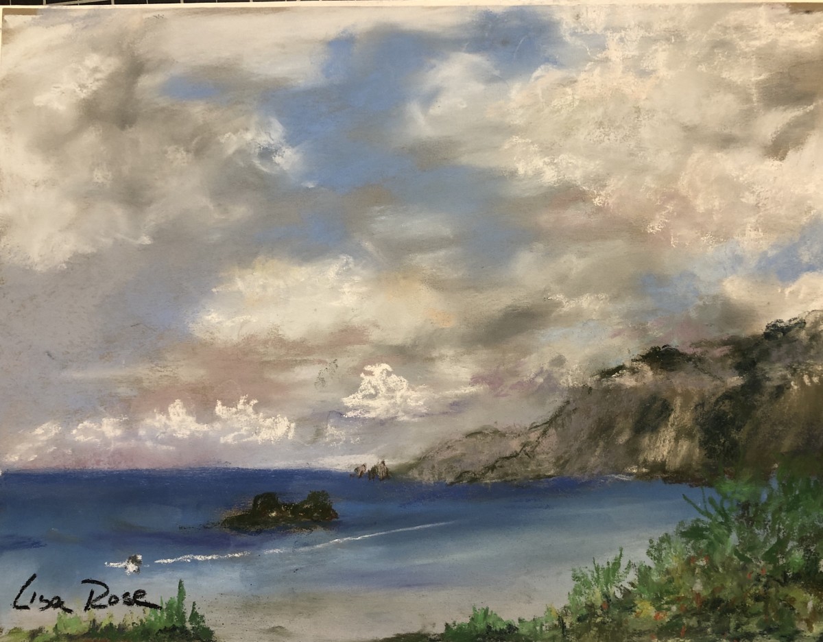 View from the Villa by Lisa Rose Fine Art 