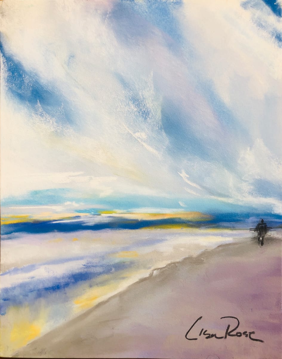 A Walk on the Beach by Lisa Rose Fine Art 