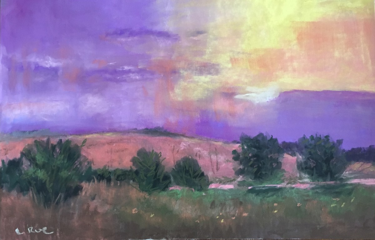 Purple Sky by Lisa Rose Fine Art 