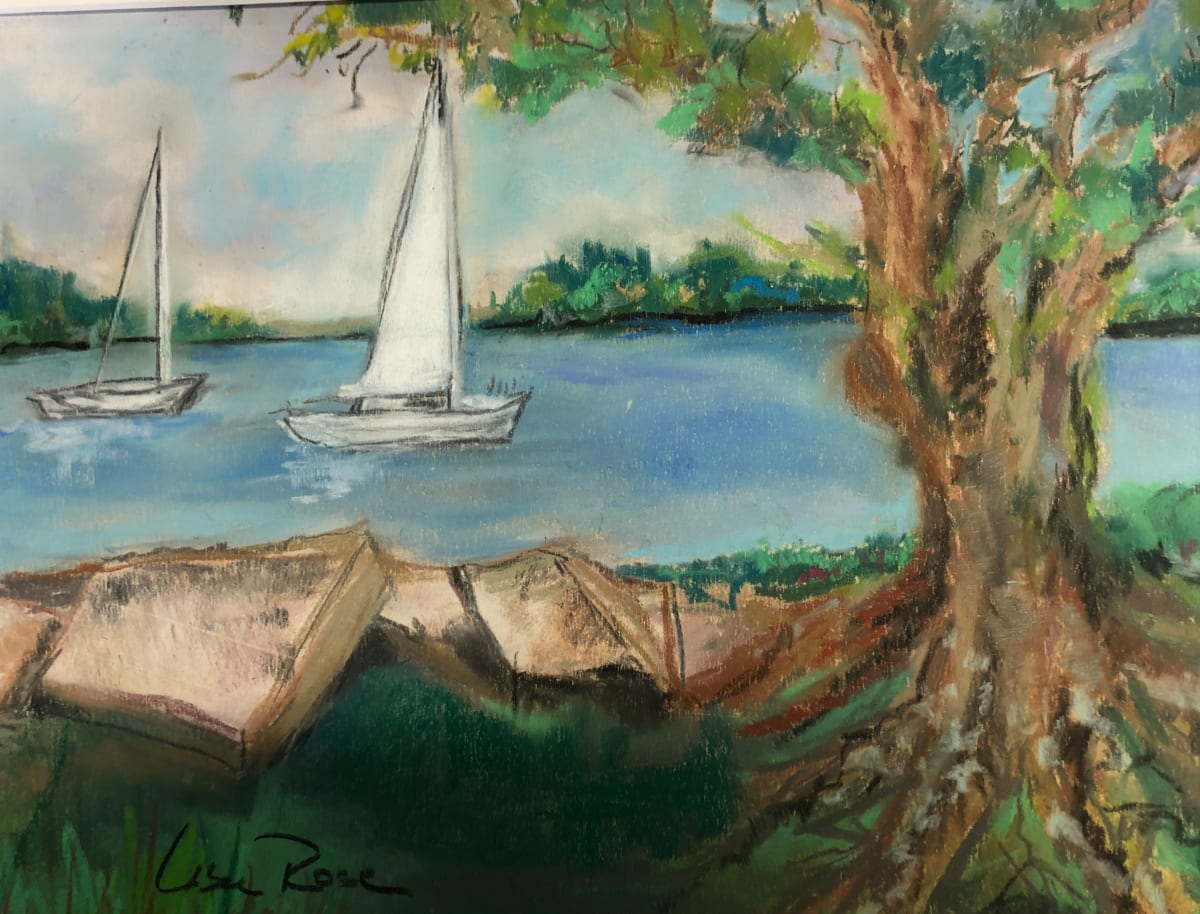 By the Marina by Lisa Rose Fine Art 