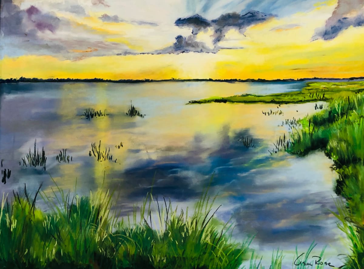 Lemon Sunset by Lisa Rose Fine Art 