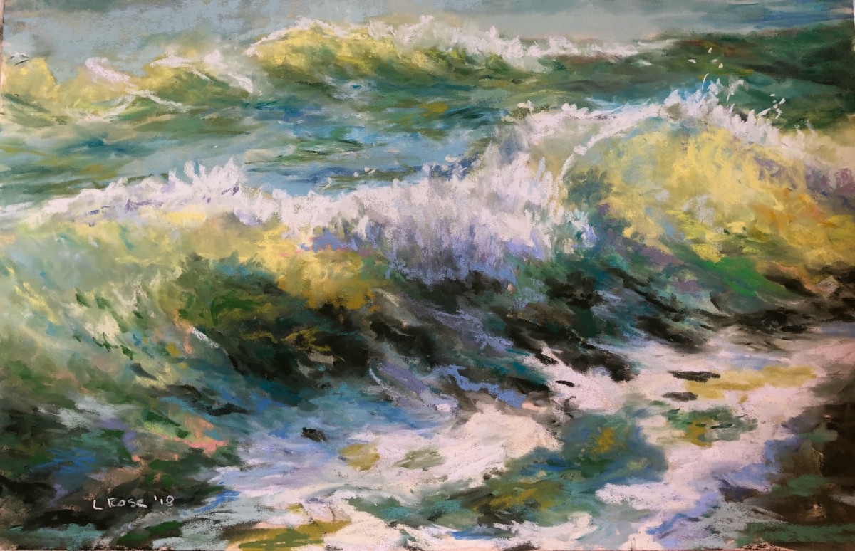 Green Waves by Lisa Rose Fine Art 